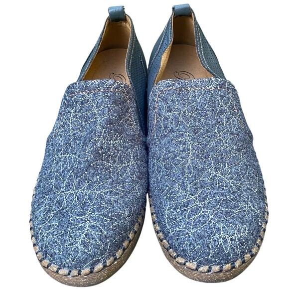 Biza "Audrey" Women's Gray Loafer - Shoe, Size 39 / 8.5, Slip On, Casual, Flat - Picture 1 of 10